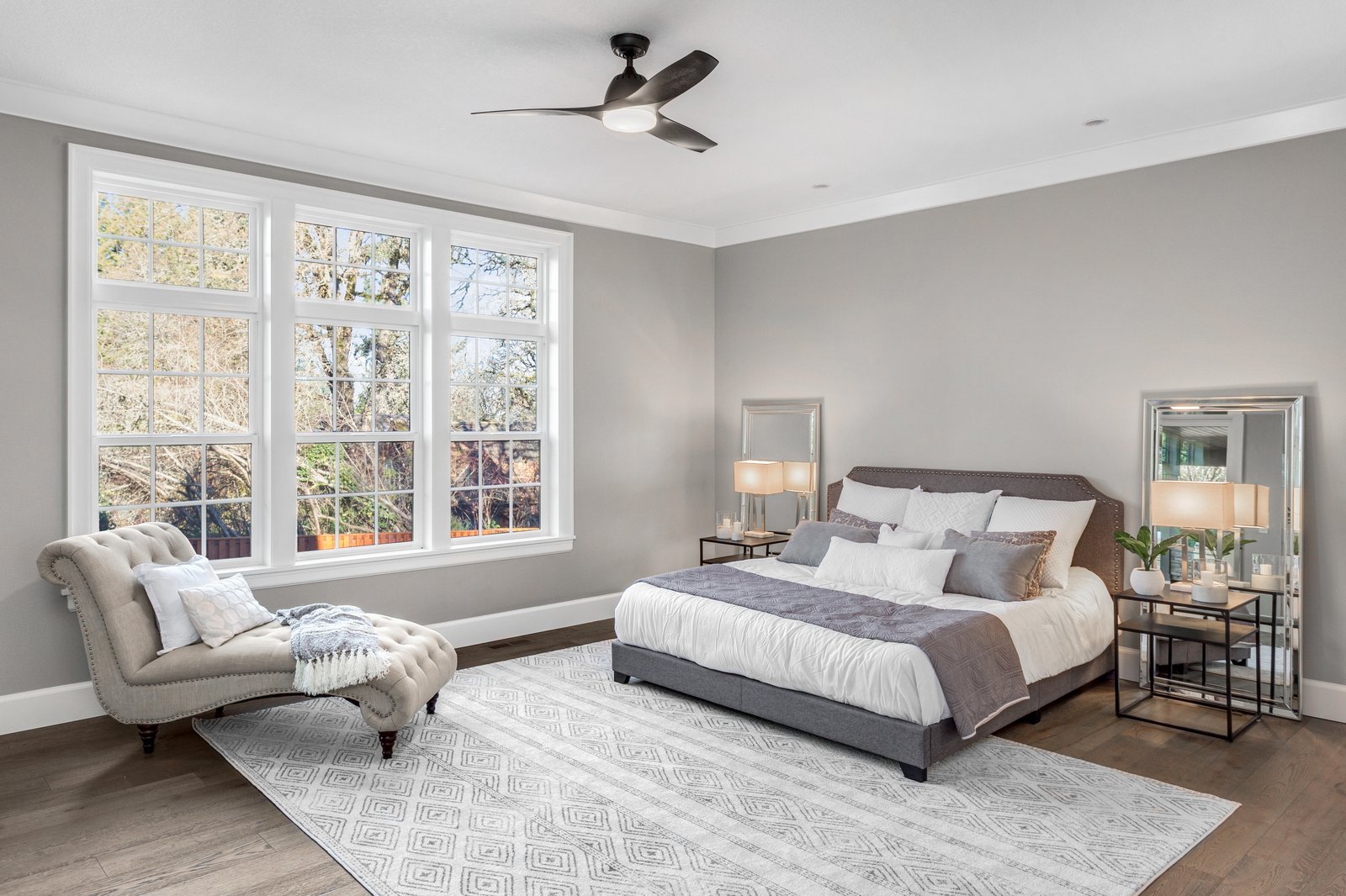 Brightwood + Remodel primary bedroom by Reschka Design Build