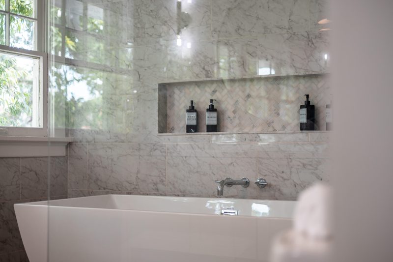 Hawthorn + Remodel fireplace by Reschka Design Build