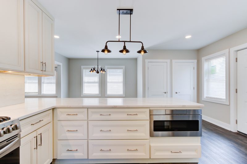 Hazelhurst + Remodel kitchen drawer microwave by Reschka Design Build