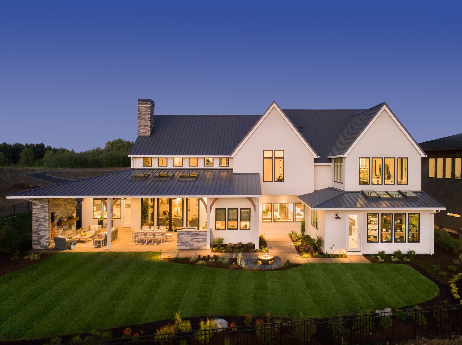 Woodland + Estate exterior view by Reschka Design Build